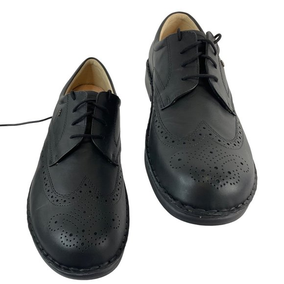 Finn Comfort New Shoes Mens Sz 10 Black Montana Budapest 1212 Brogue $362 Loafer - Picture 2 of 10